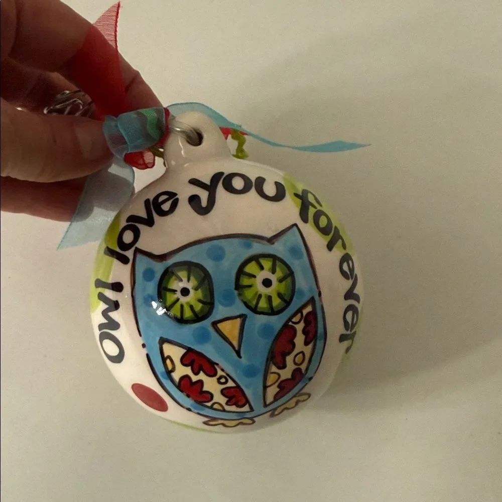 Glory Haus Owl Love You Forever Christmas Ornament